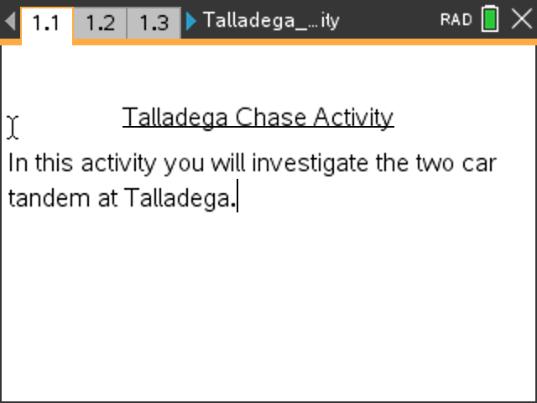 Talladega Chase